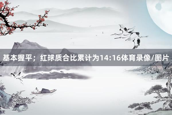 基本握平；红球质合比累计为14:16体育录像/图片